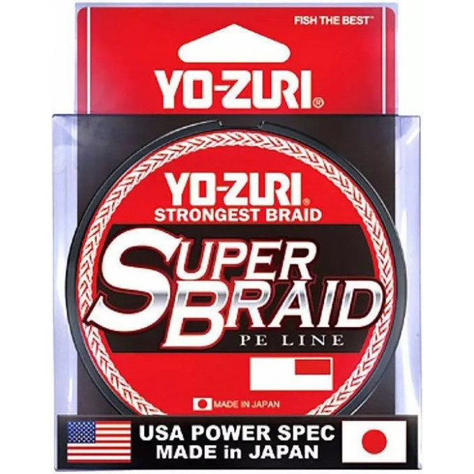 Плетеный шнур YO-ZURI PE SUPERBRAID 150YDS Blue 10Lbs (0.15mm) R1256-B